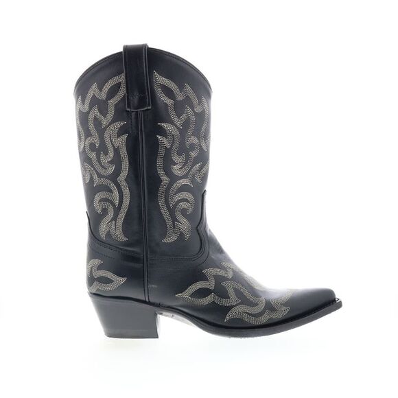 Jama Old West Shoes - Jama Old West Womens 18052 Black Boots (NWT)